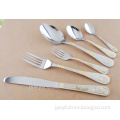 Hot Sale Gold Coating Cutlery Set Stainless Steel Tableware for hotel restaurant and wholesale